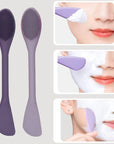 Double Head Silicone Facial Cleansing Brush, Massager, & Scraper