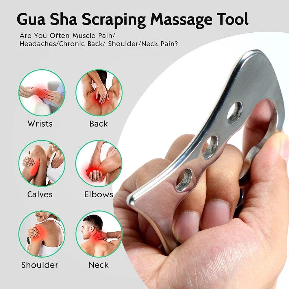 Gua Sha Scraper &amp; Massager: K-Shaped