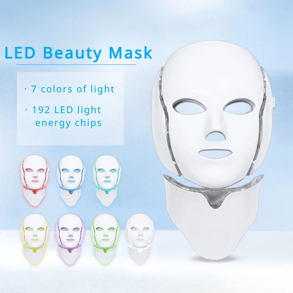 Light Emitting Diode (LED) Facial Mask - 7 Colors