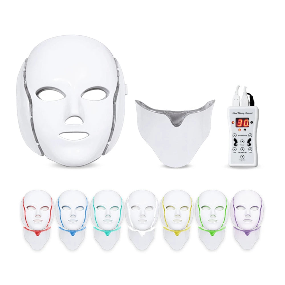 Light Emitting Diode (LED) Facial Mask - 7 Colors